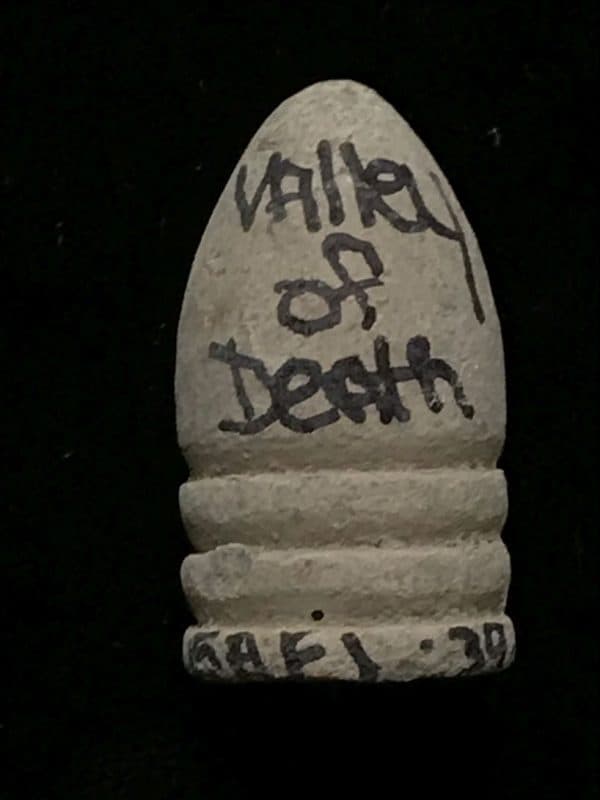 Original Civil War .58 Caliber Bullet Recovered In The Valley Of Death Gettysburg Battlefield