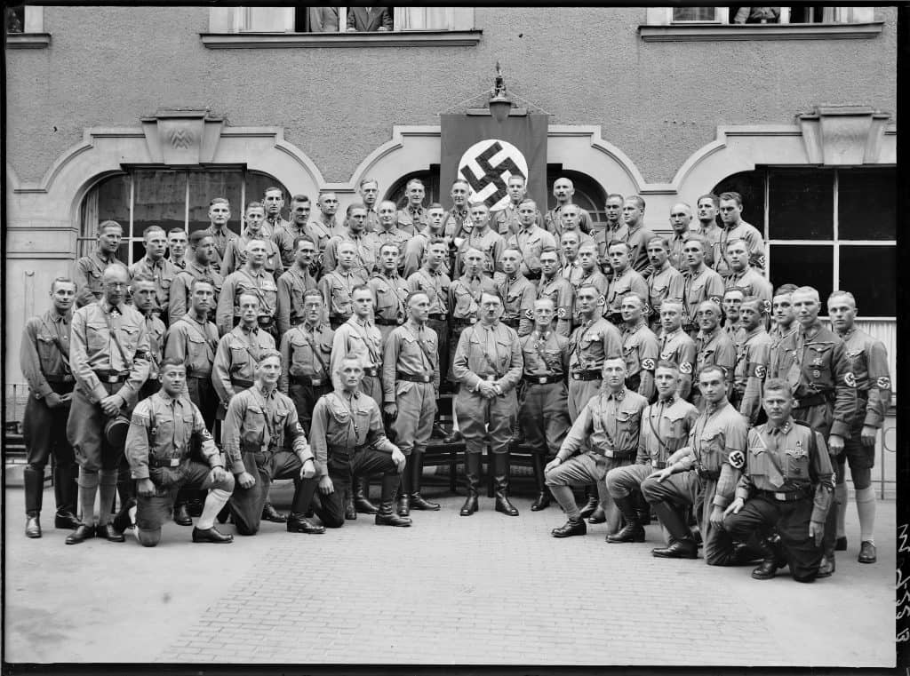 Original German NSDAP (NAZI PARTY) SA (Brown Shirts) Member’s Lapel