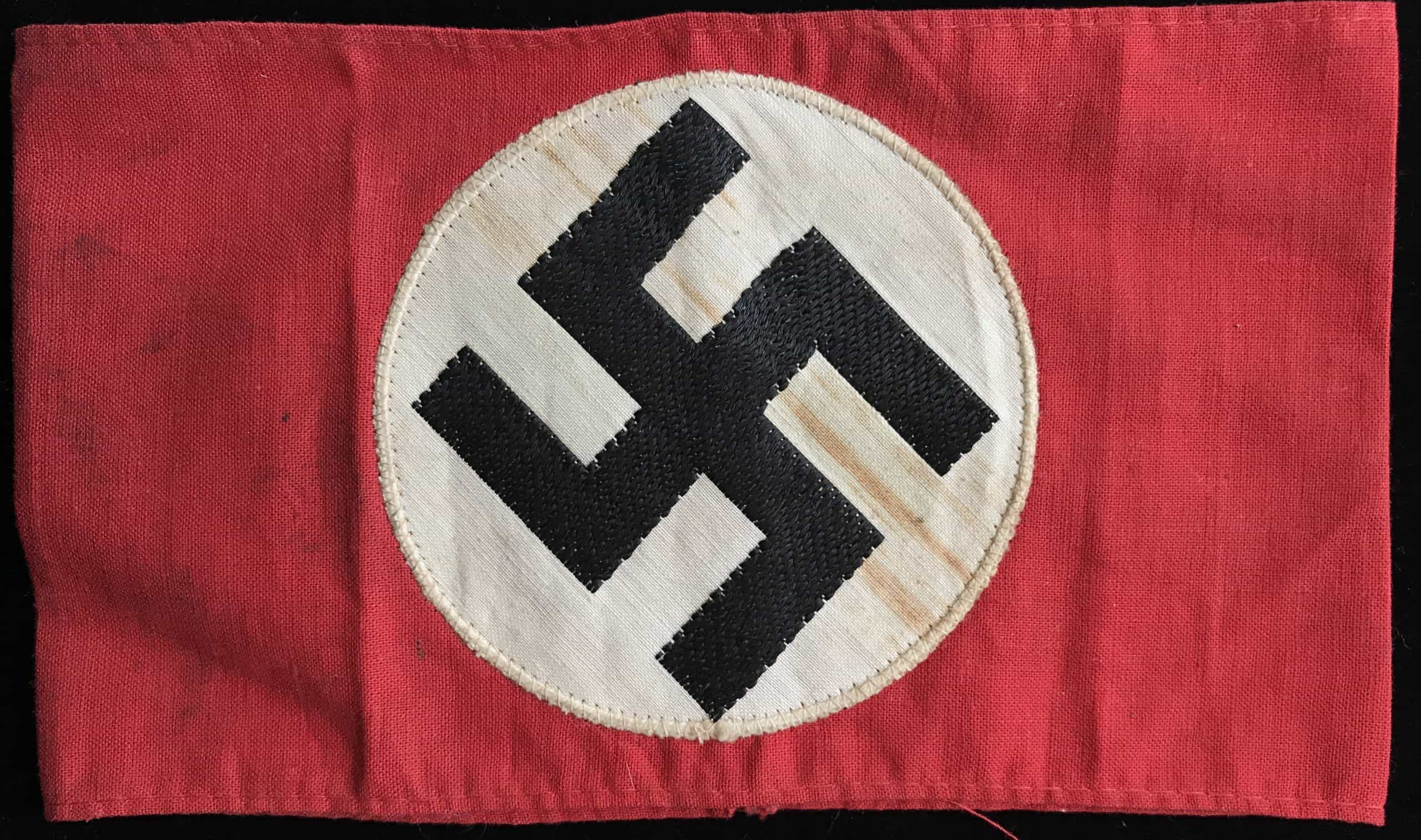 Original WWII Nazi German Armband RARE Bevo Constuction Brought Home By Original WWII Nazi German Armband RARE Bevo Constuction Brought Home By