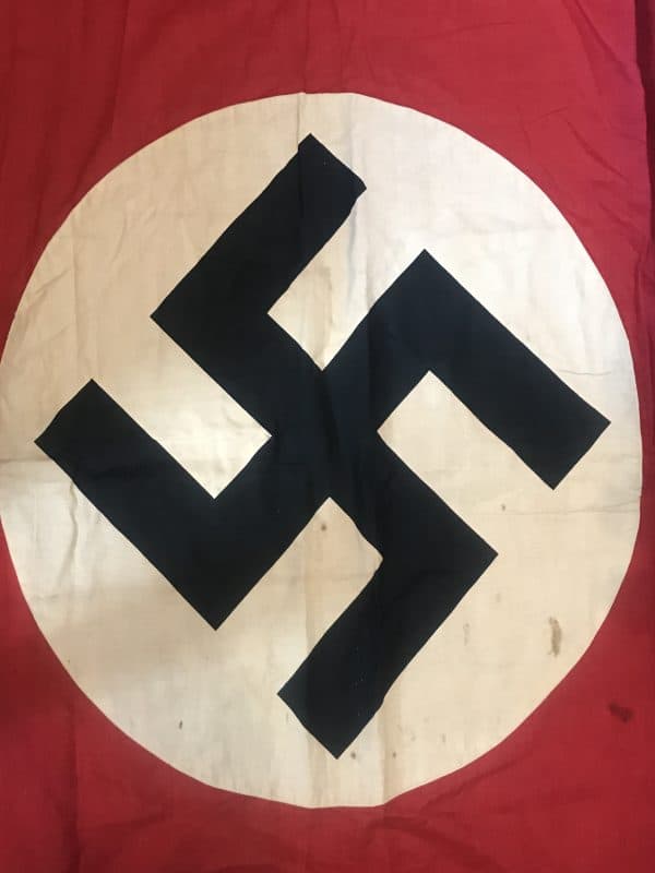 Colossal OUTSTANDING LARGE Original WWII Era German Nazi Party Flag colossal-outstanding-large-original-wwii-era-german-nazi-party-flag
