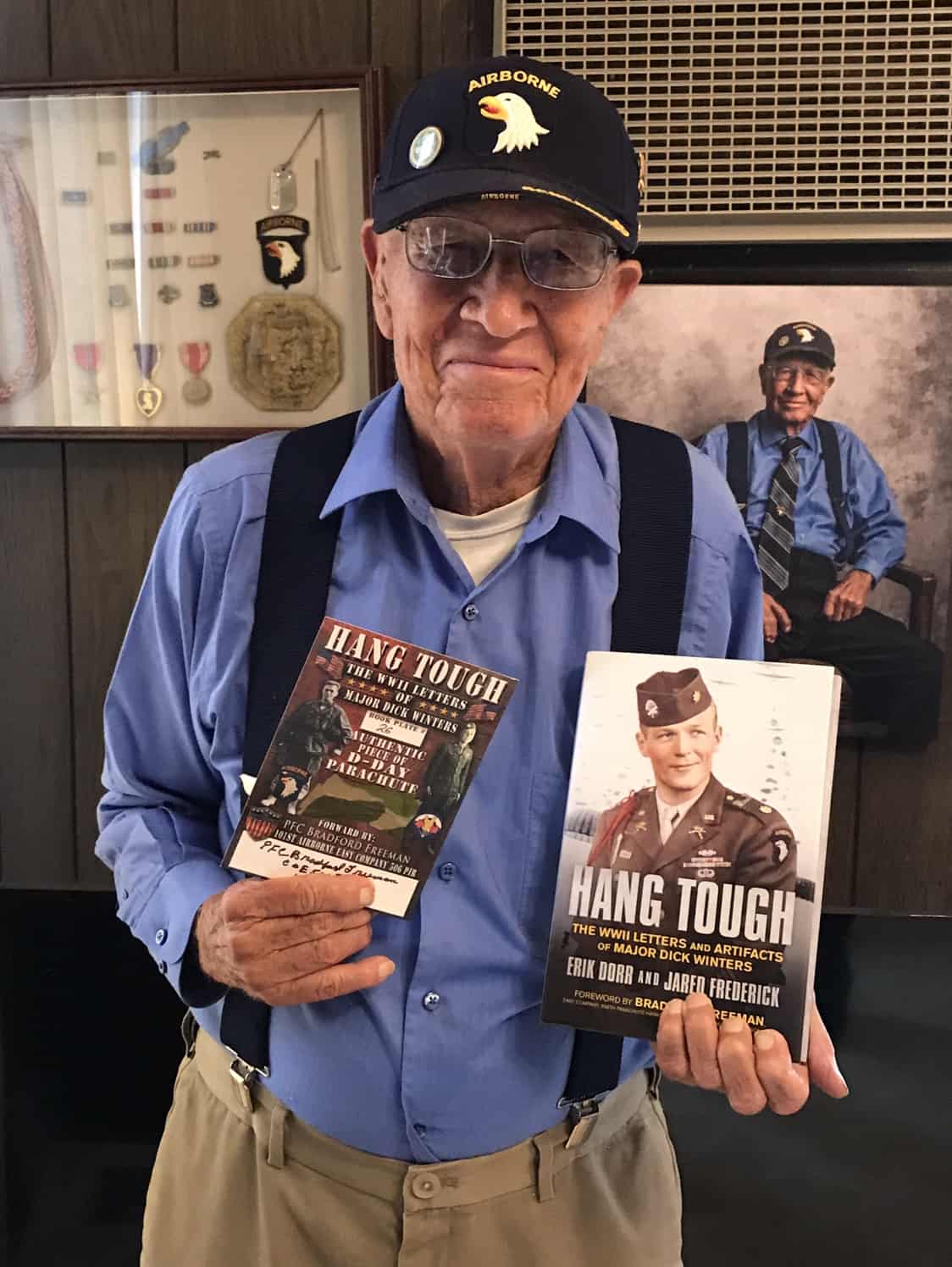 Discover Hang Tough WWII Letters and DDay Parachute Relic