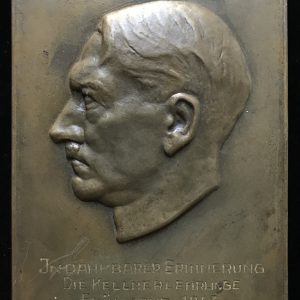 hitler plaque