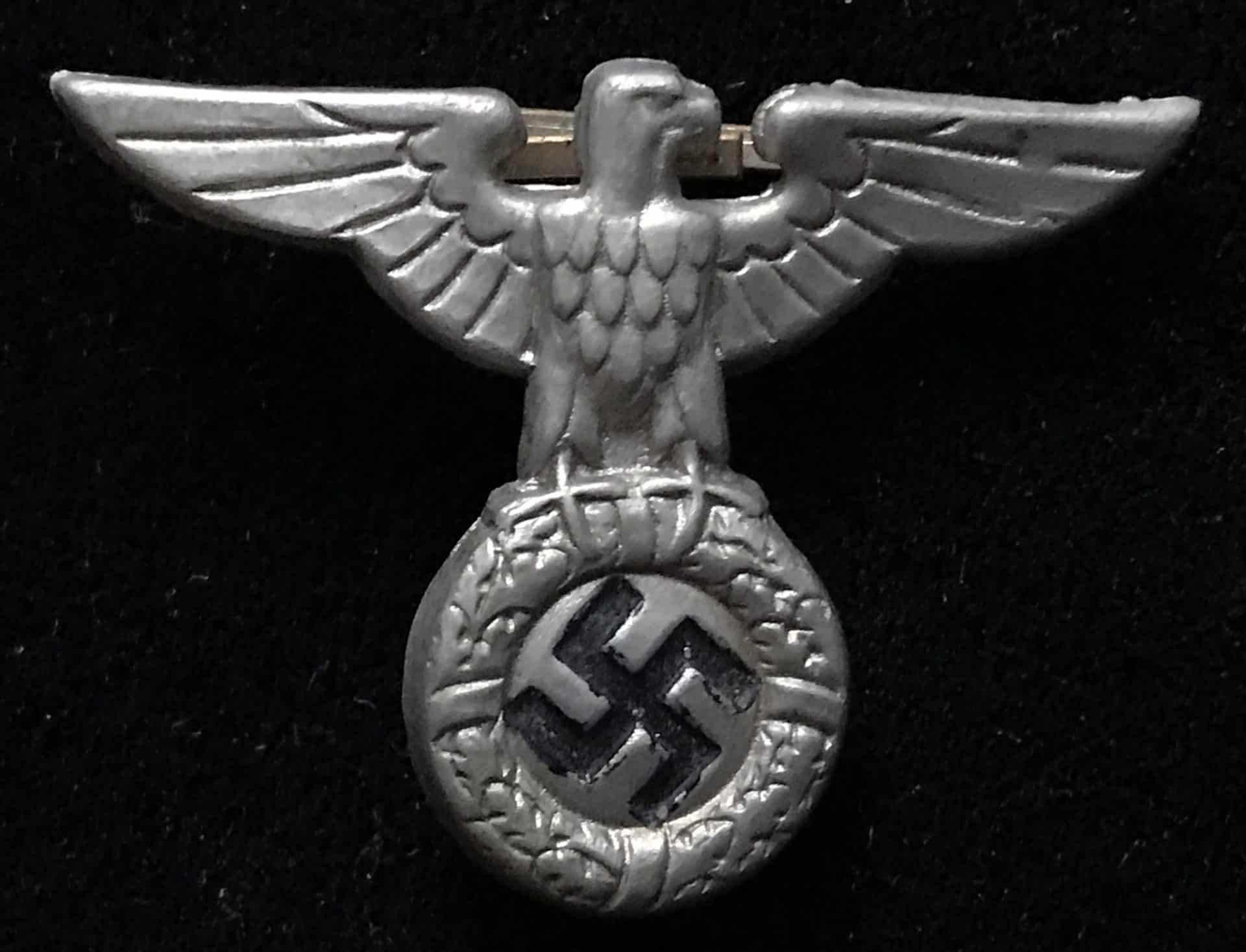 دائم جميلة موعد مهم  Original German NSDAP (NAZI PARTY) Or SS 1934 PATTERN POLITICAL CAP EAGLE.  (Mützen Adler) Certified | Gettysburg Museum Of History