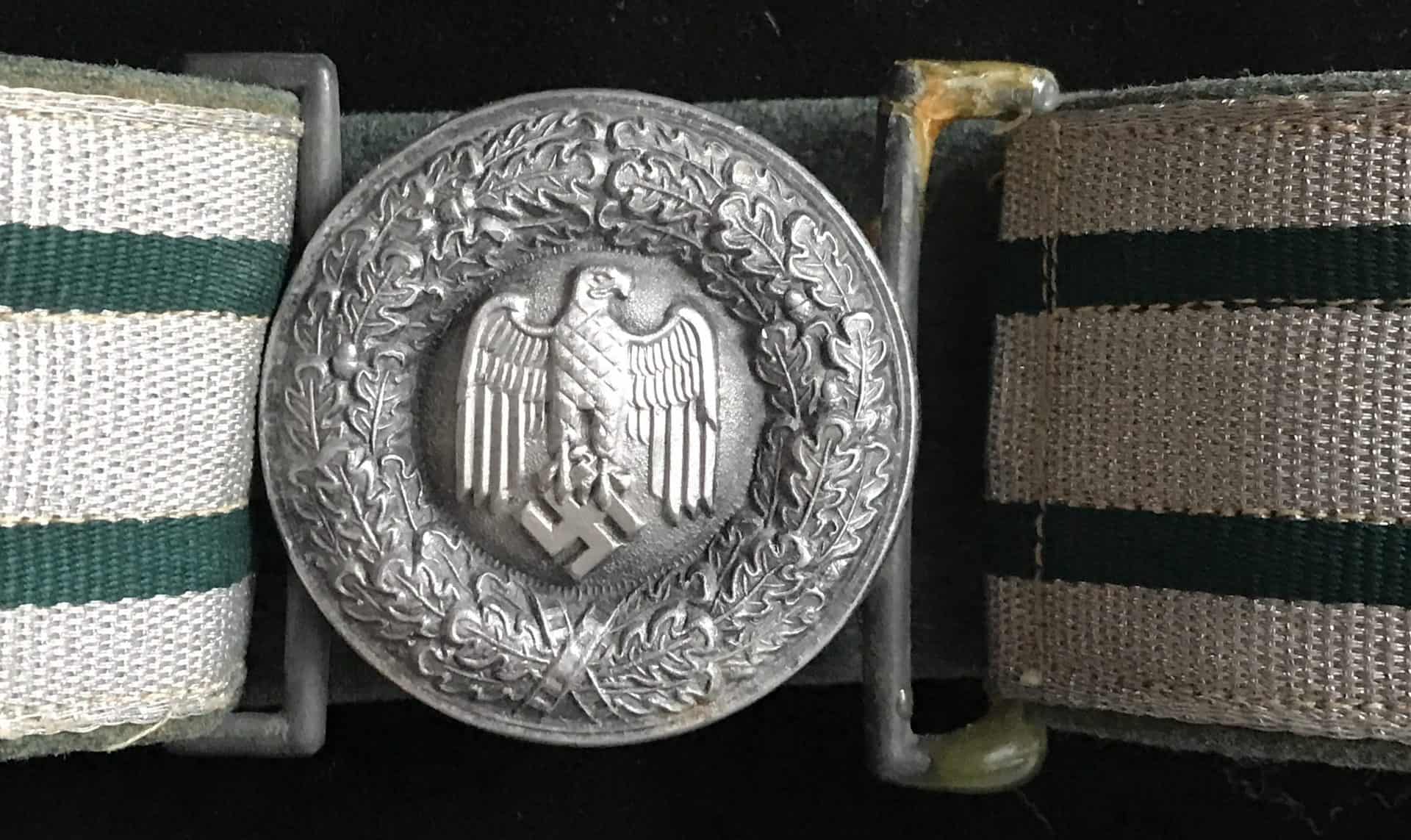 german military belt