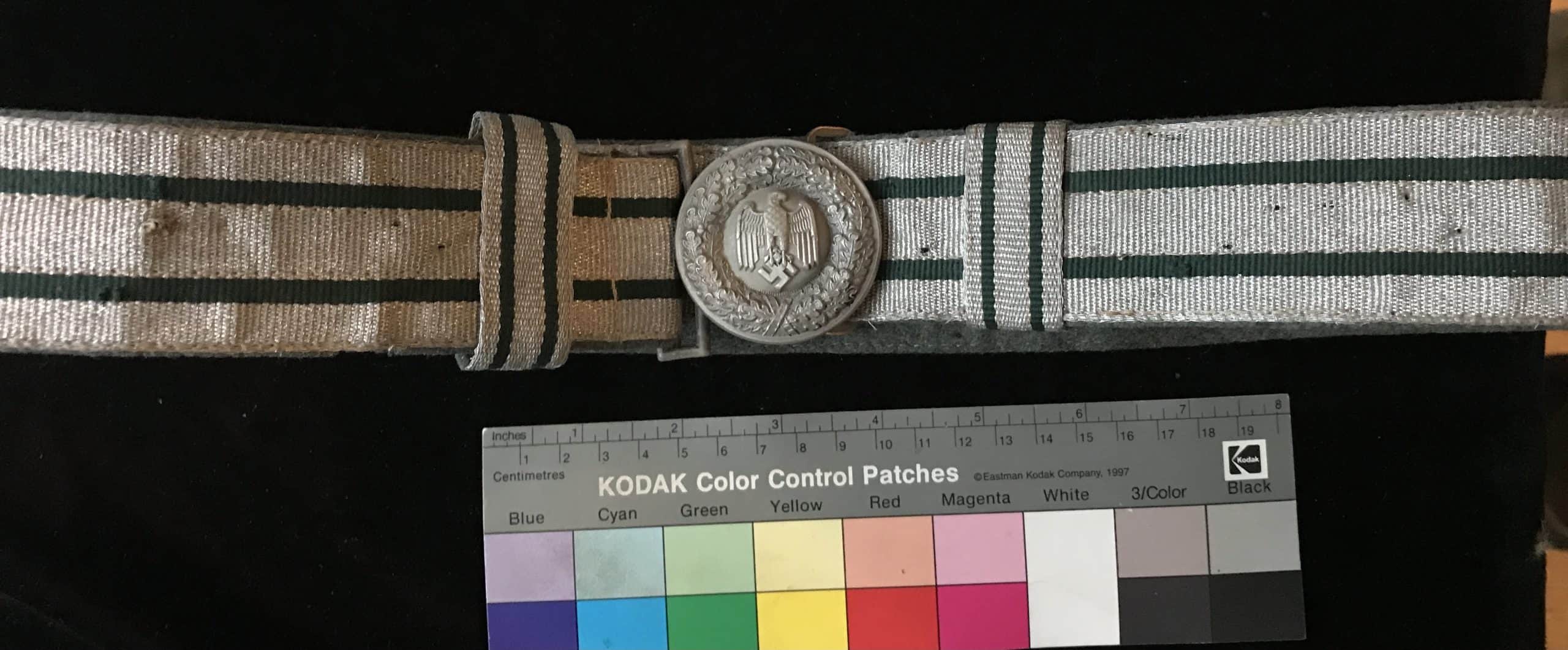 OFFIZIERS KOPPELRIEMEN SCHWARZ LÄNGE 130 CM WK2 PERFEKT REPRO WW2 OFFICER BELT