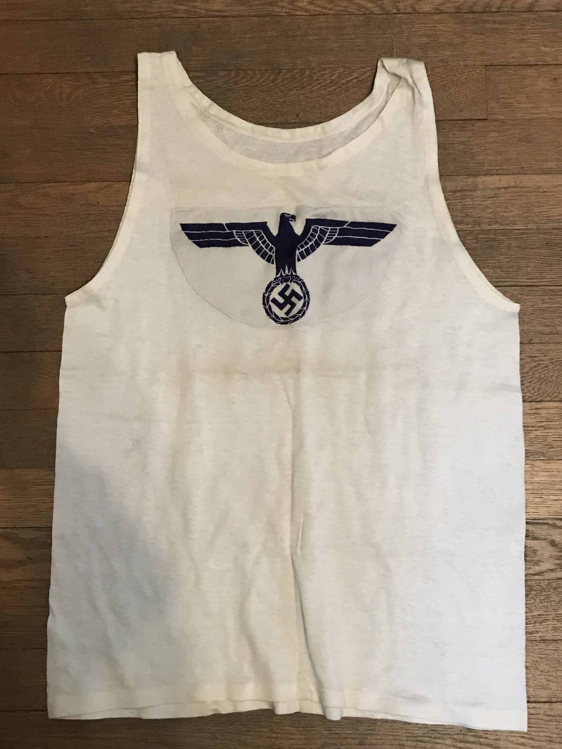 Original WWII German Army Heer Sports Shirt Complete Brought Home By A U S Veteran Certified 