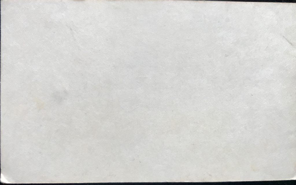 Close-up of SS leader Heinrich Himmler's personally owned calling card, originally kept at Himmler’s house.