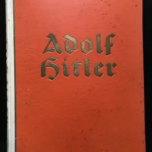 adolf hitler cigarette card book