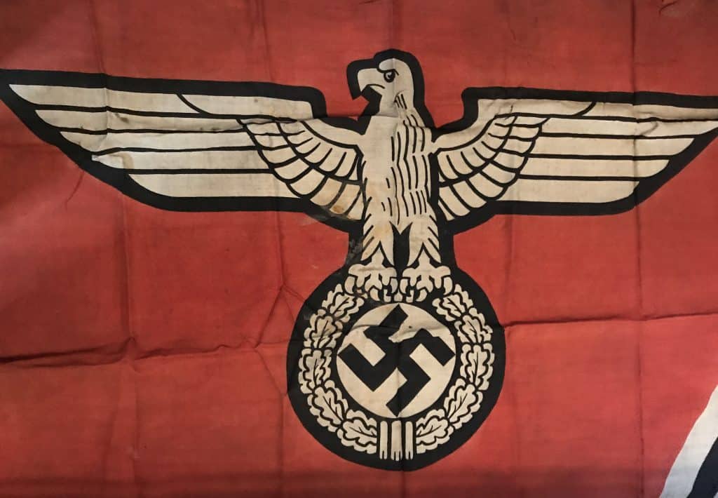 Original German NSDAP (NAZI PARTY) EAGLE FROM State Service Flag