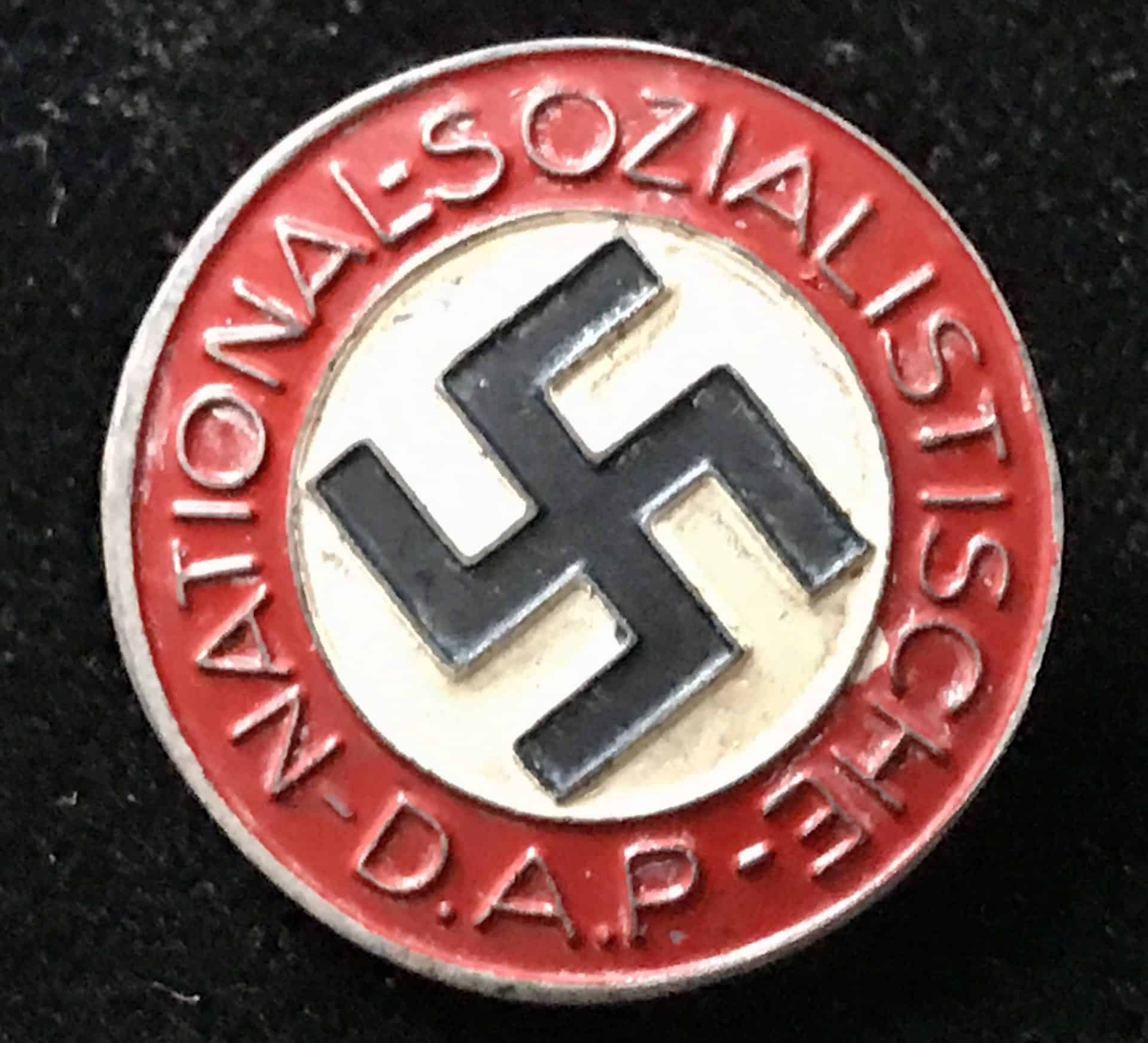 Original NSDAP RZM Marked Membership Badge - WWII Certified