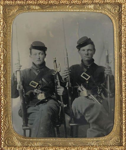 Civil War cavalry soldier possibly in shell jacket