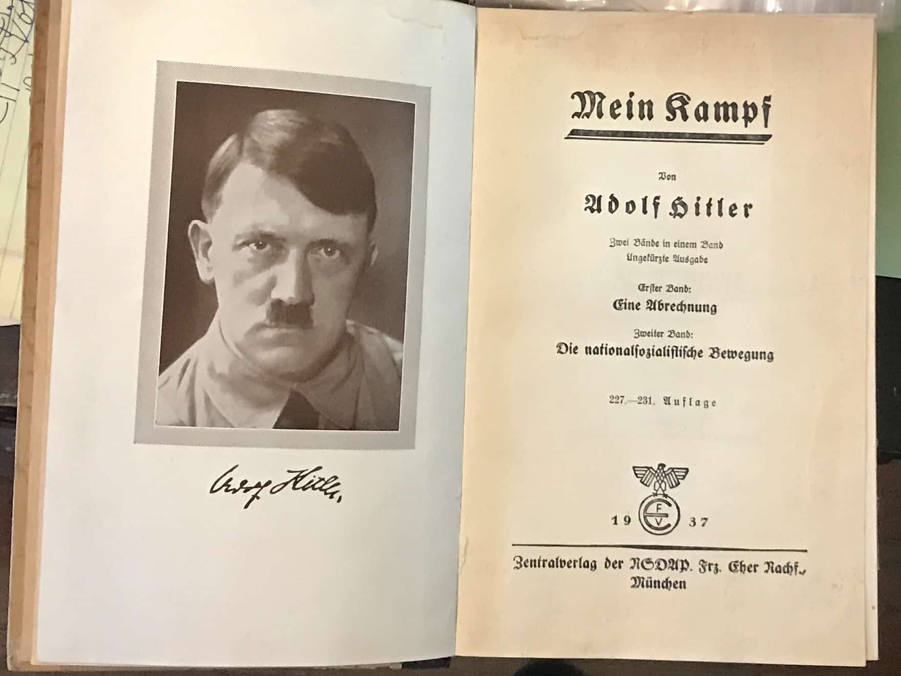Mein Kampf 我が闘争1942年Wedding版ハードカバー Mein Kampf 我が闘争1942年Wedding版ハードカバー Lot - WEDDING
