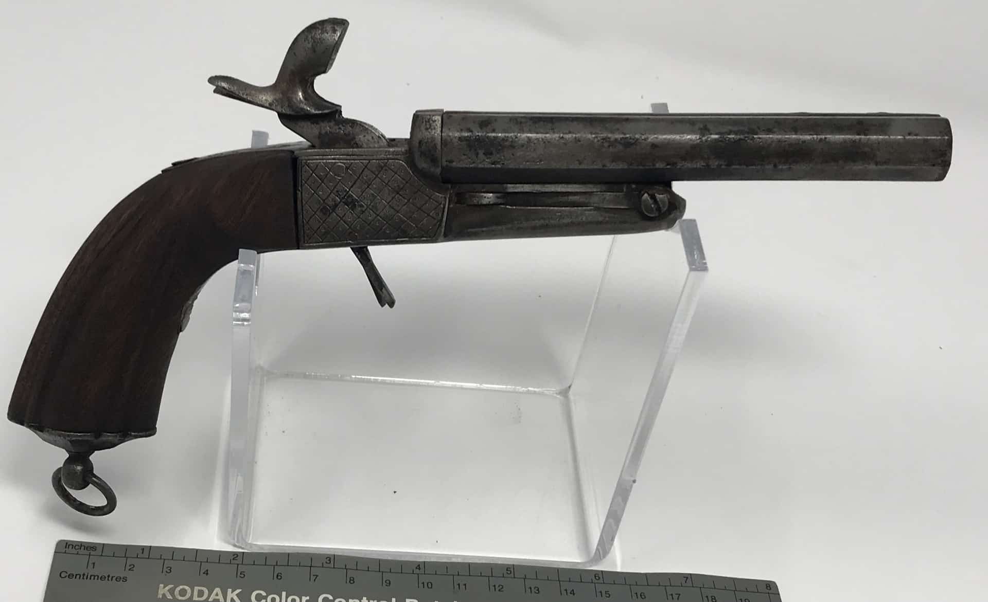 Original Civil War .44 Cal Antique Pistol Hand Cannon