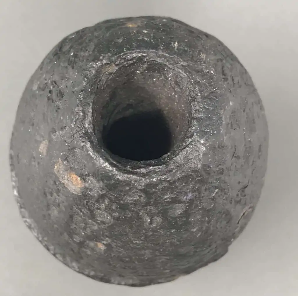 Inert Artillery Shell - Civil War Confederate Artillery