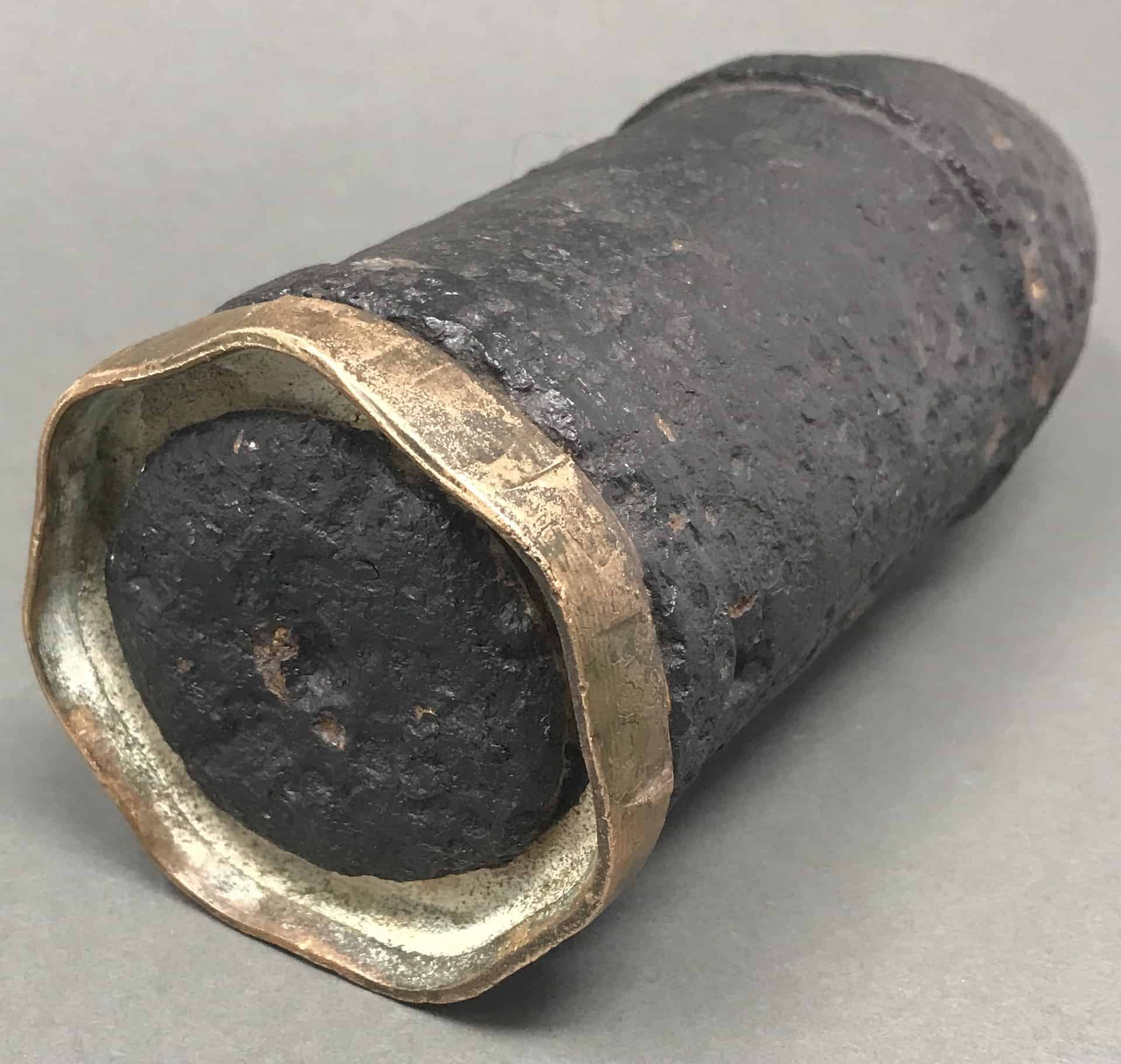 Civil War Confederate Reed Shell Artifact Gettysburg Museum