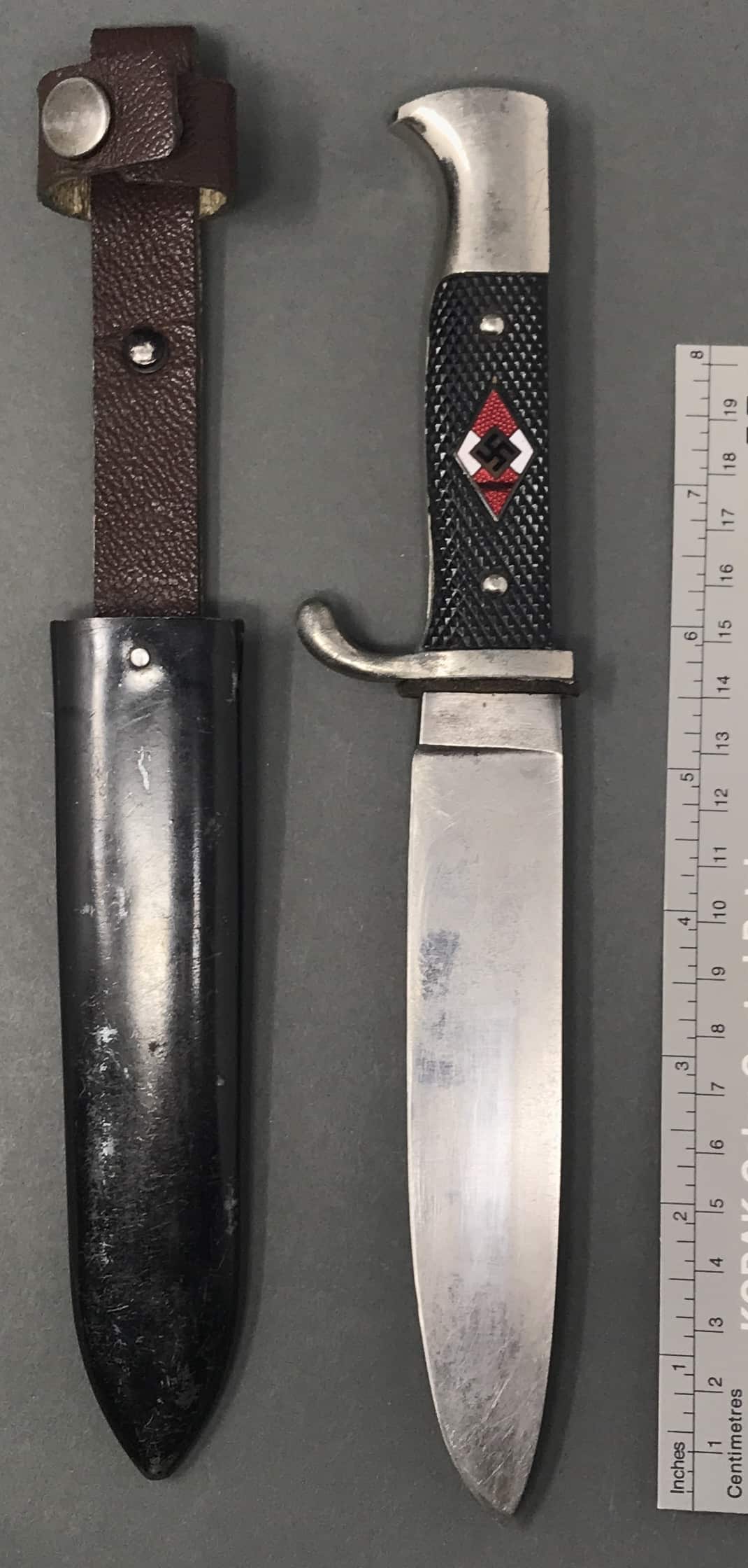 Original WWII German Hitler Youth Knife for Sale Gettysburg Museum