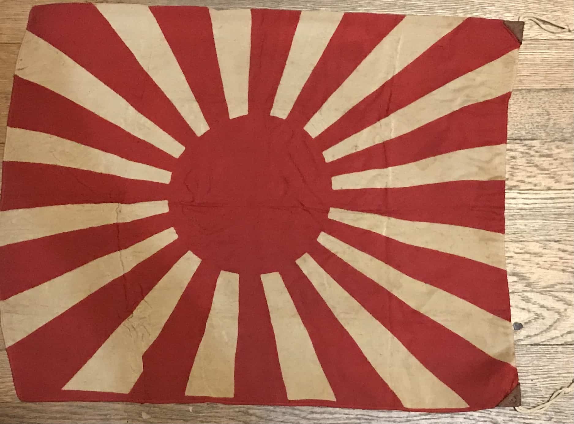 Original Silk Wwii Japanese National Rising Sun War Flag Flag Brought Home By A U S Veteran Certified Gettysburg Museum Of History Original Silk Wwii Japanese National Rising Sun War Flag Flag Brought Home By A U S Veteran Certified Gettysburg Museum Of History