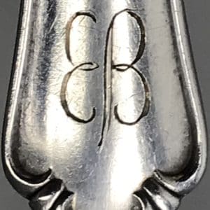 Eva Braun's Personally Owned "EB" Butterfly Monogram Spoon Taken By A U.S. Solider Certified