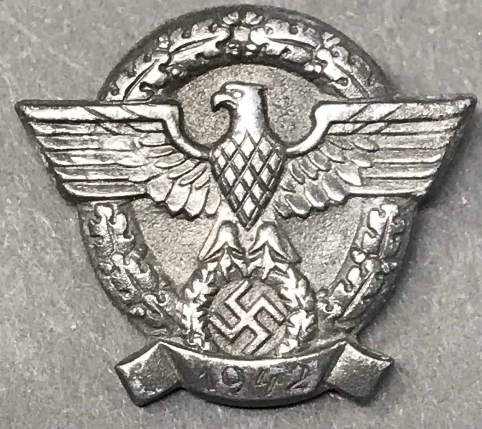 1942 WWII Police Eagle Pin from Gettysburg Museum