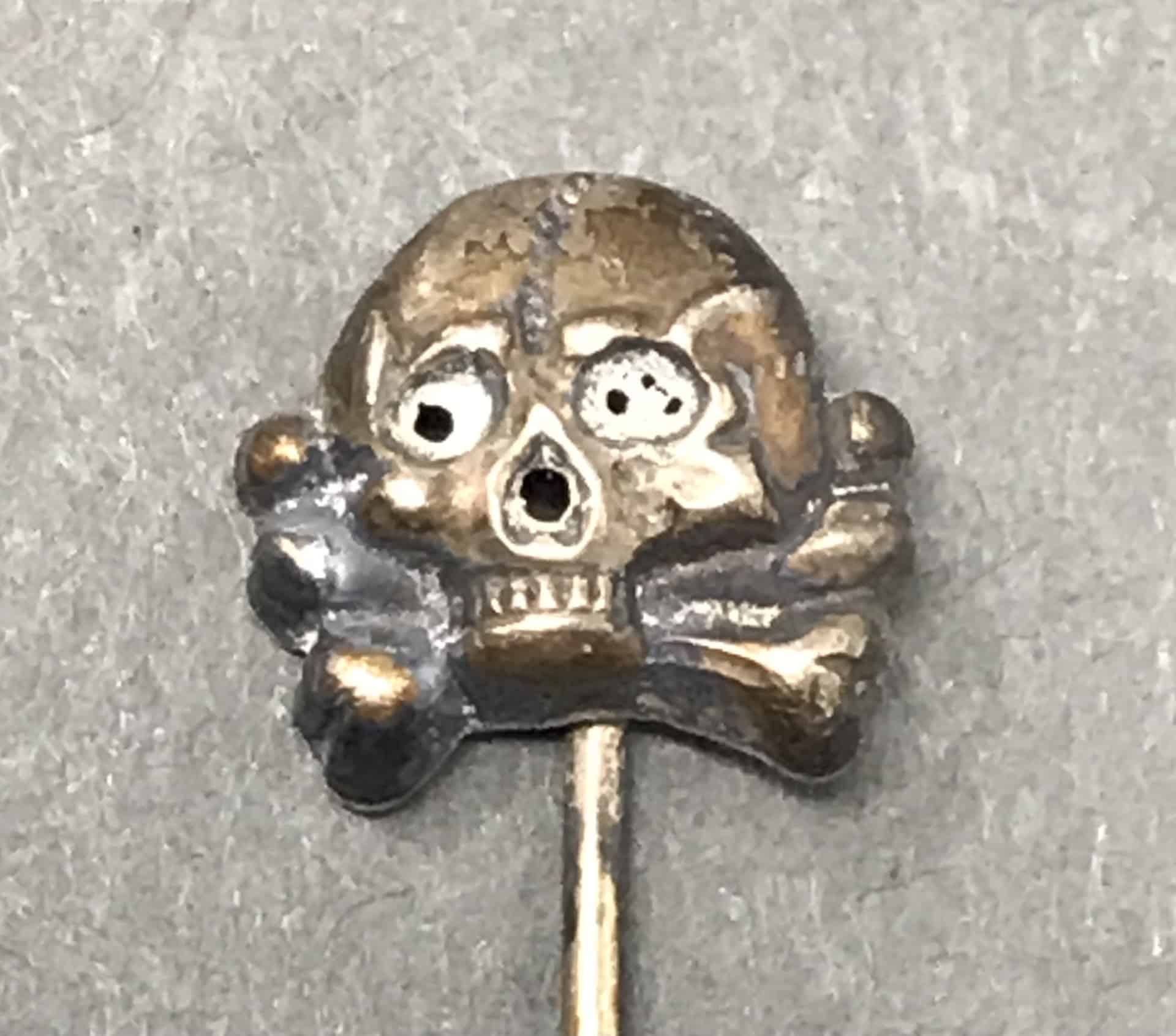 vintage 50s〜60s army skull ワッペンtham-kich