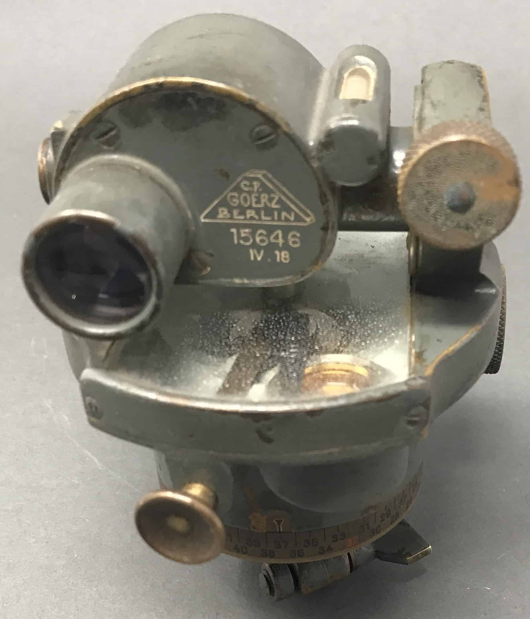Discover WWII German Artillery Gun Optic by CP Goerz