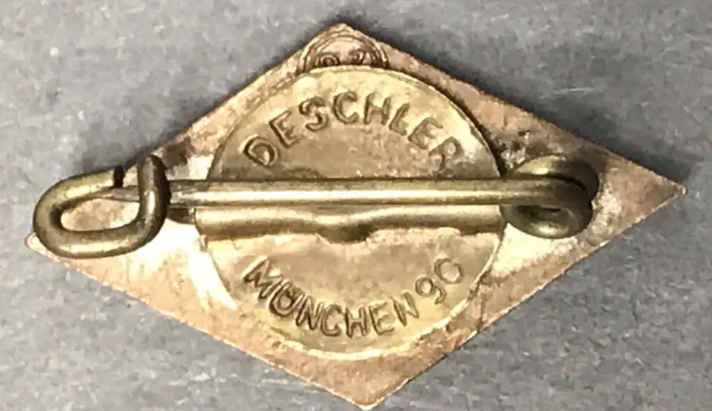 VERY EARLY Maker Marked Original Hitler Youth Membership Badge Brought ...