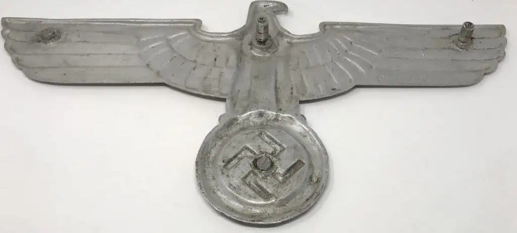 Train eagle – WWII German railroad eagle removed from train car