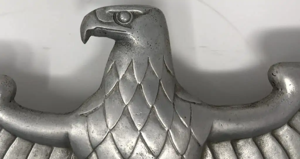 Hitler's special train eagle – large WWII German eagle from railroad use