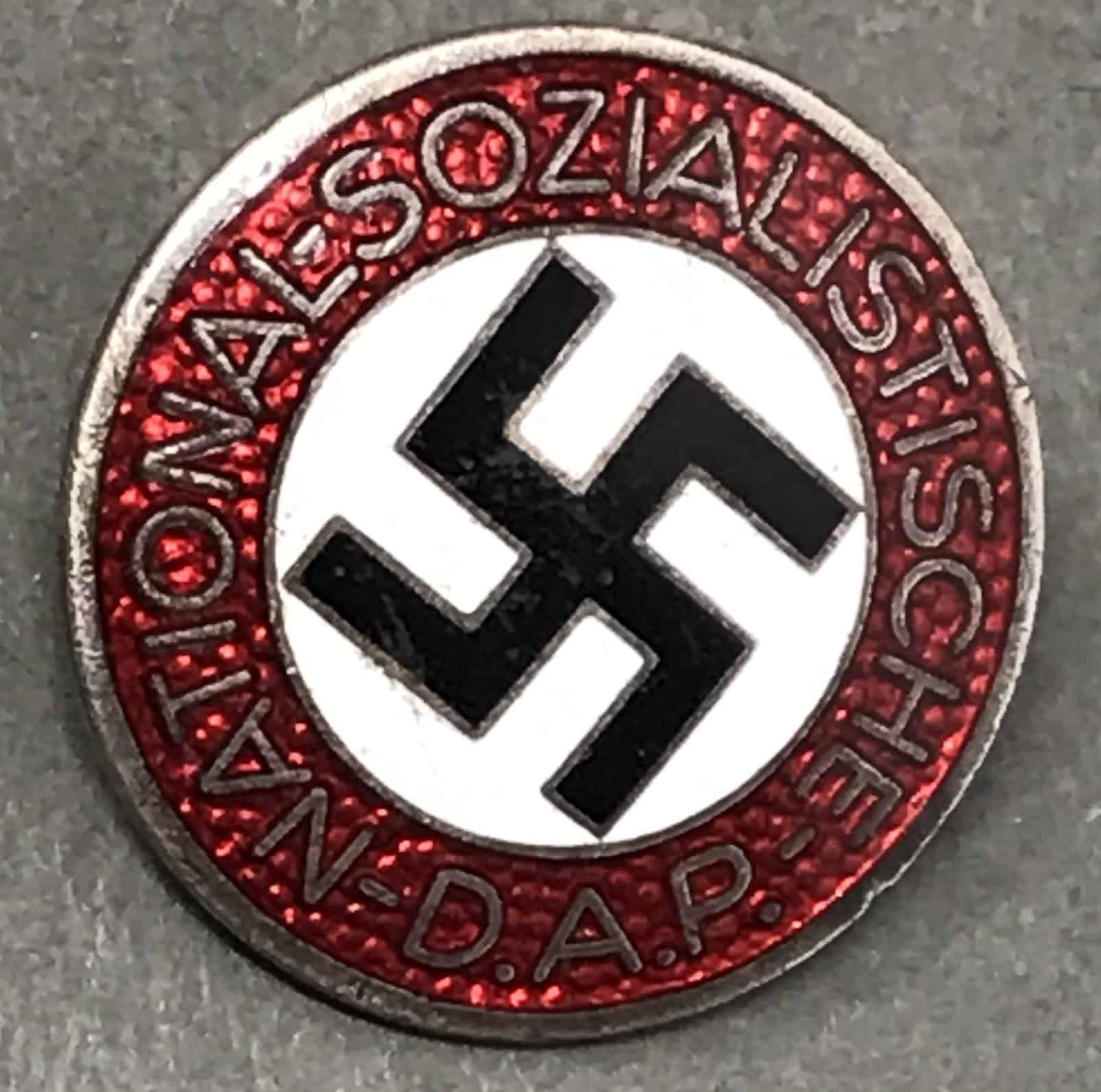 Discover Rare NSDAP Enamel Badge at Gettysburg Museum