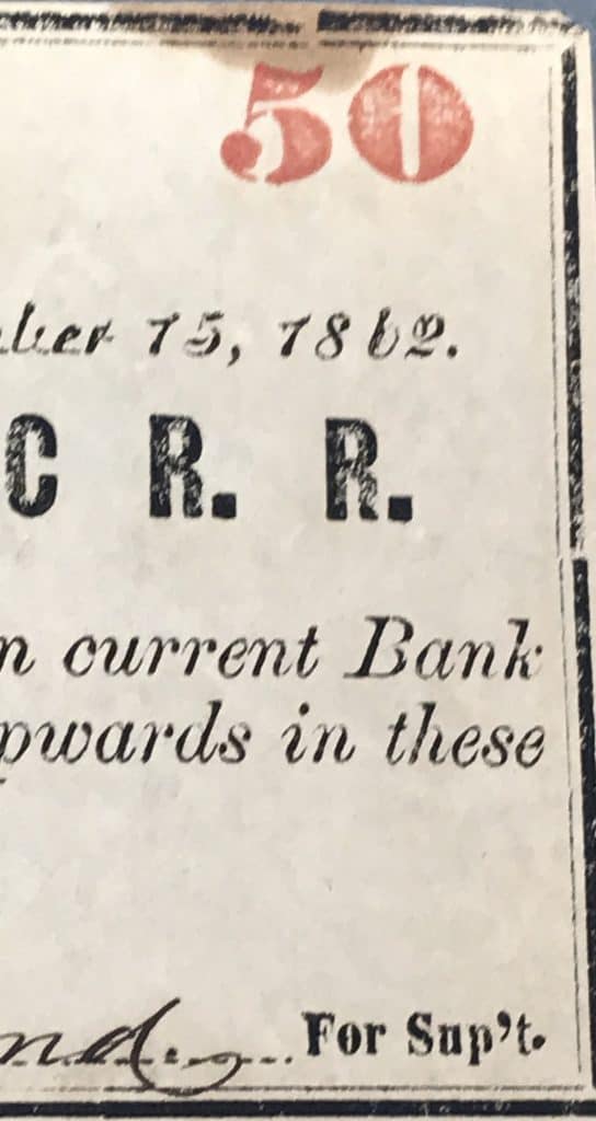Authentic Civil War Note Confederate Civil War Era 1862 WESTERN ...