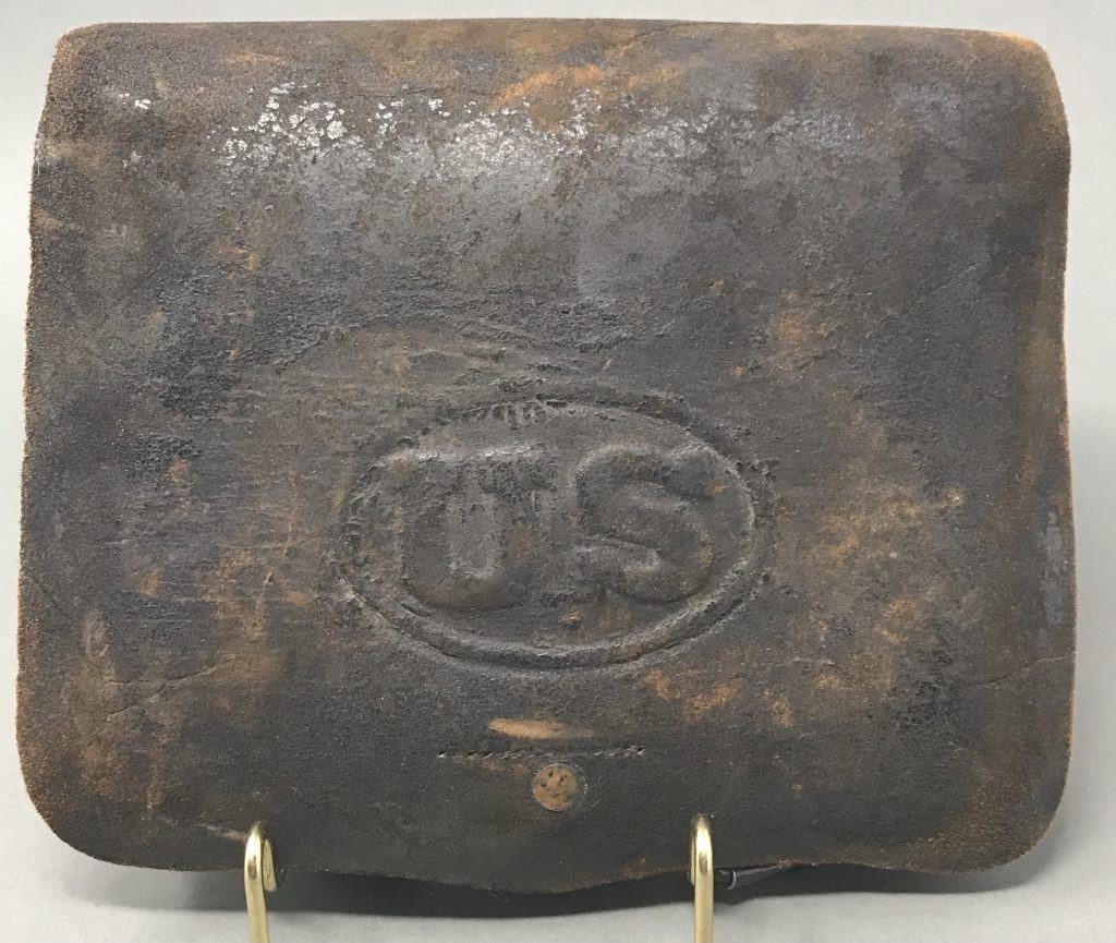Civil War ammo box – .58 caliber cartridge pouch with tin inserts