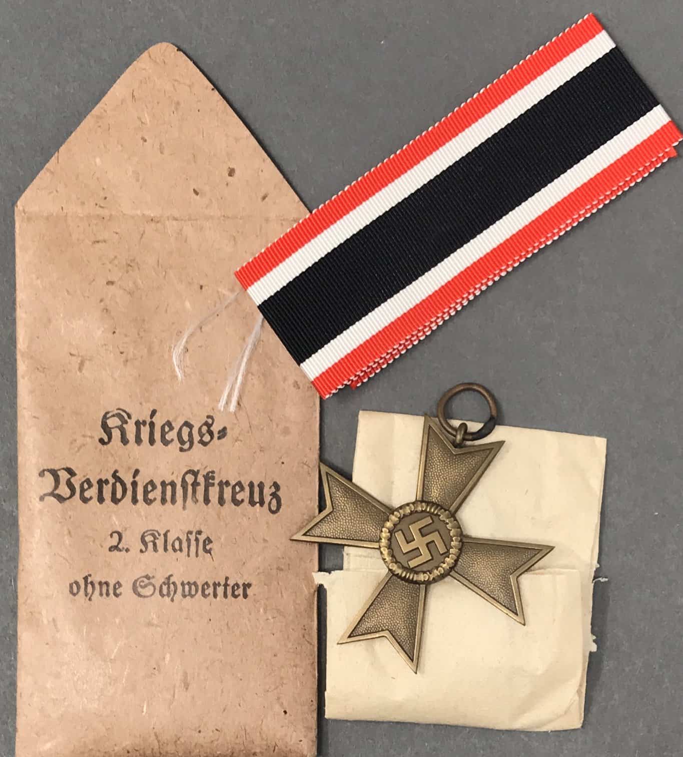 Discover Authentic WWII German War Merit Cross 2nd Class