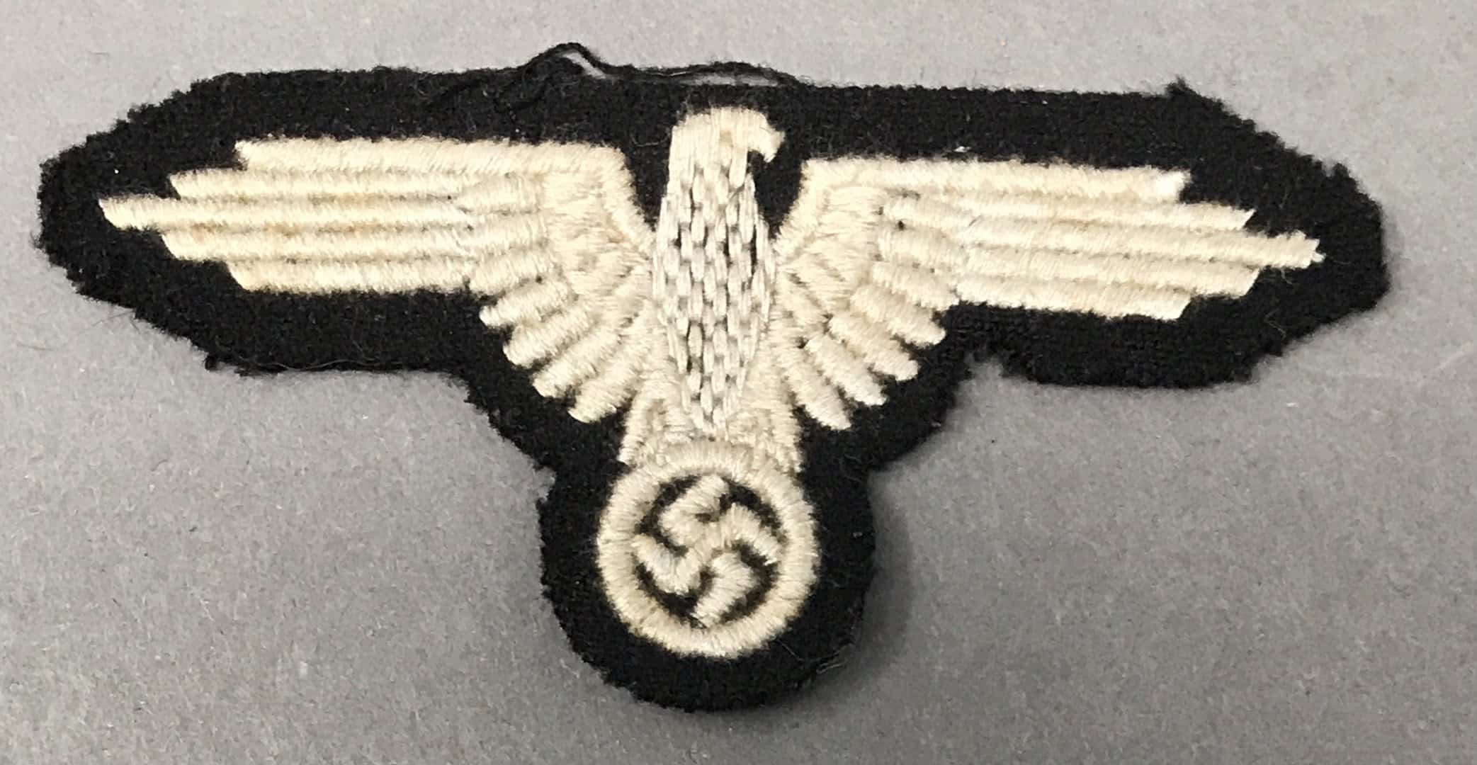 Authentic WWII SS Sleeve Eagle Artifact Gettysburg Museum Certified