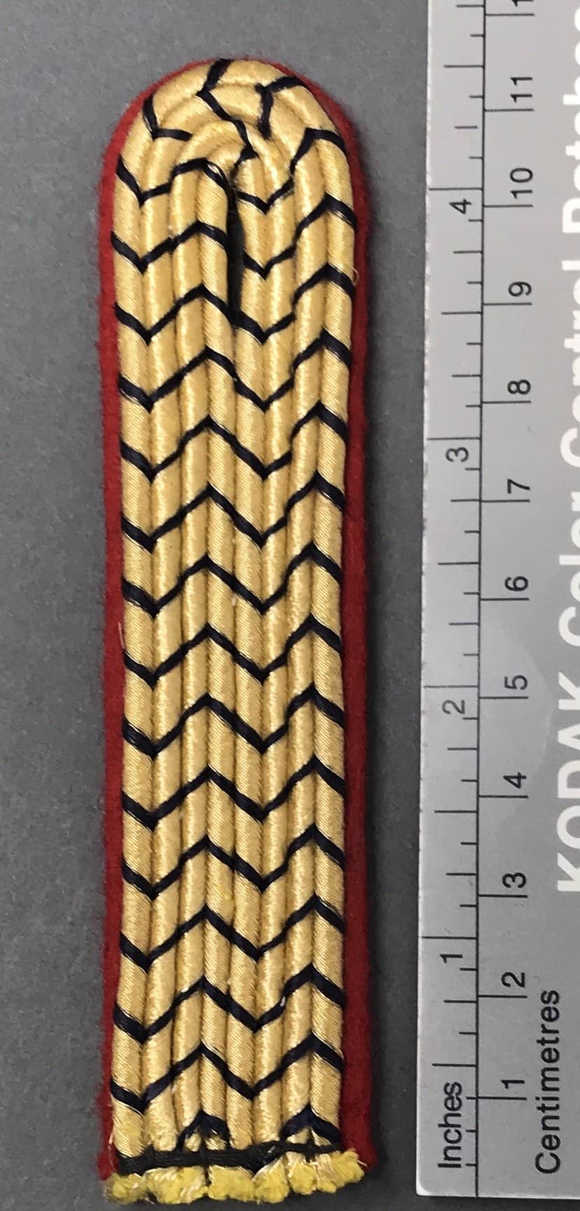 Discover WWII German Reichsbahn Shoulder Board Gettysburg Museum