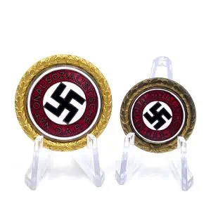 golden party badge for sale