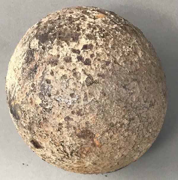 Original Outstanding Large 12lb. Civil War Cannon Ball Recovered From