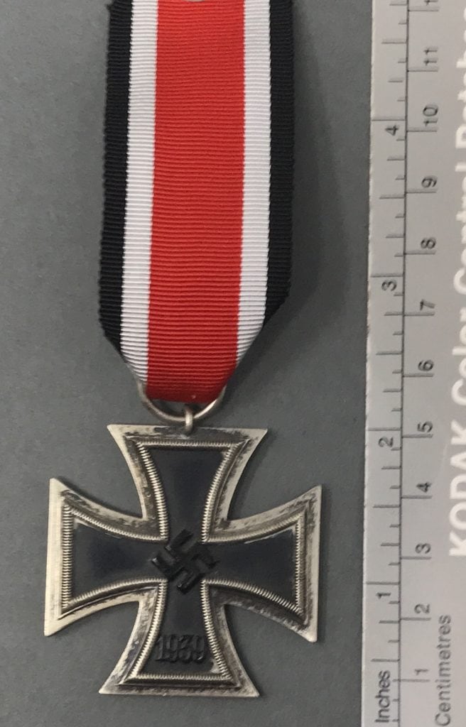 Original German WWII Iron Cross Second Class Medal for Sale Certified