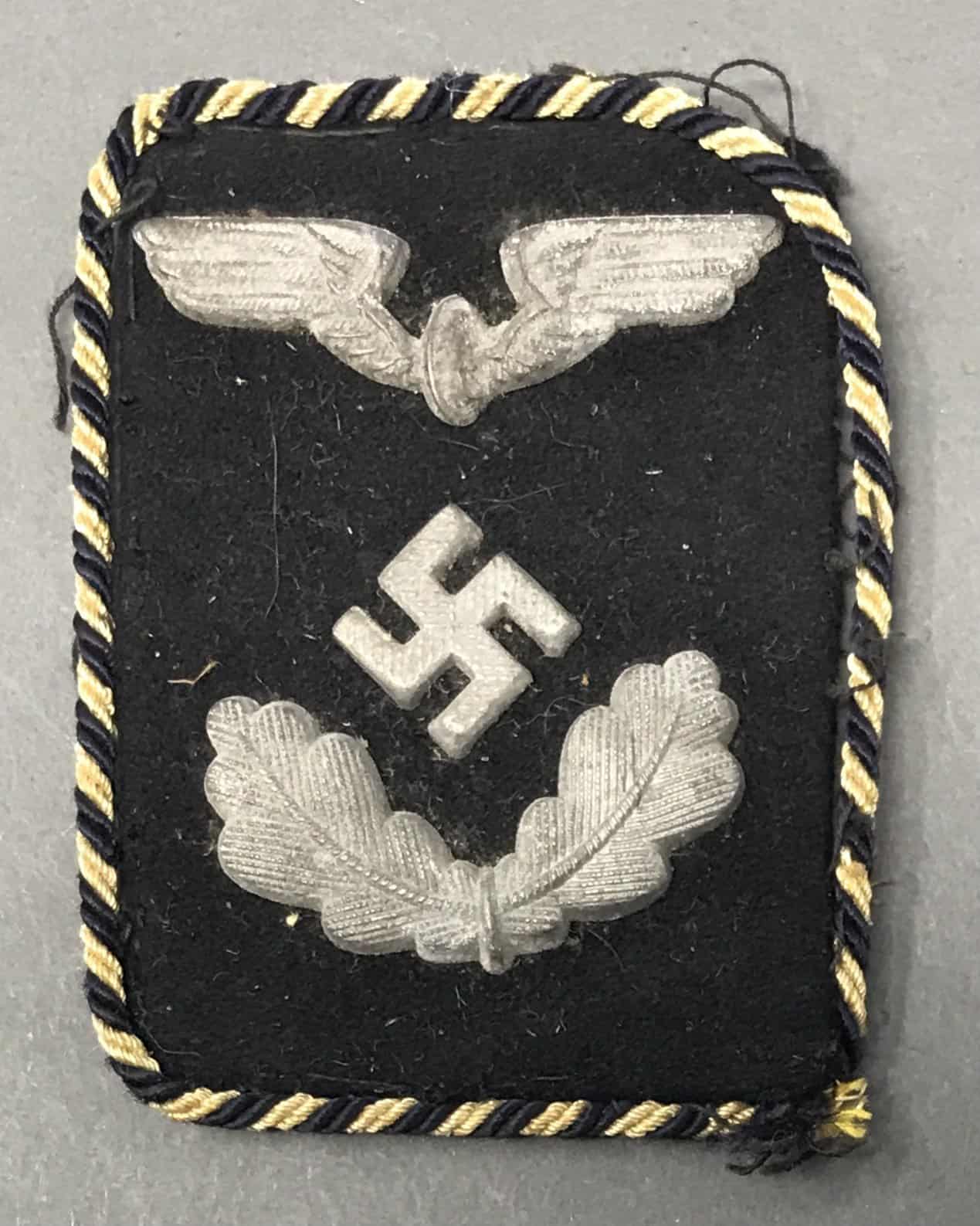 1942 Reichsbahn Collar Tab Authentic Piece Gettysburg Museum