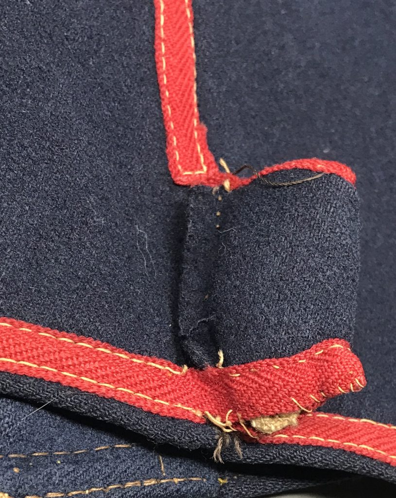 Union soldier’s Civil War shell jacket from artillery branch