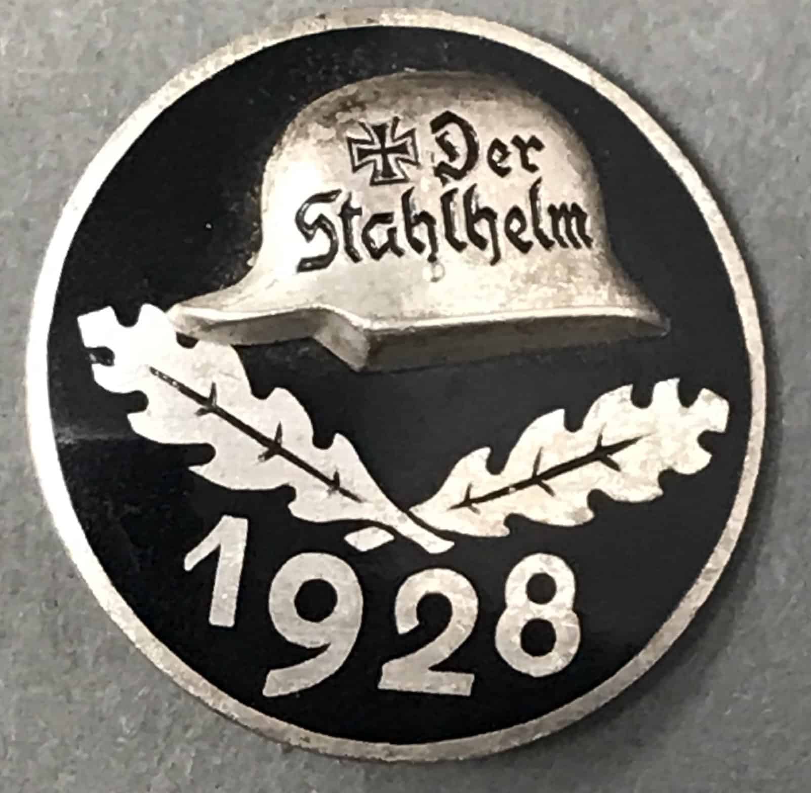 Discover the Rare 1928 Stahlhelm Badge at Gettysburg Museum