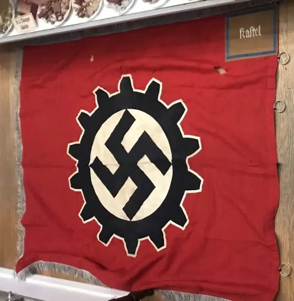 Rare Nazi DAF Kreiswaltung Zeitz Flag