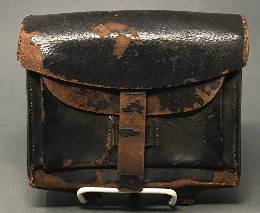 Marked Civil War ammo crate from Confederate troops