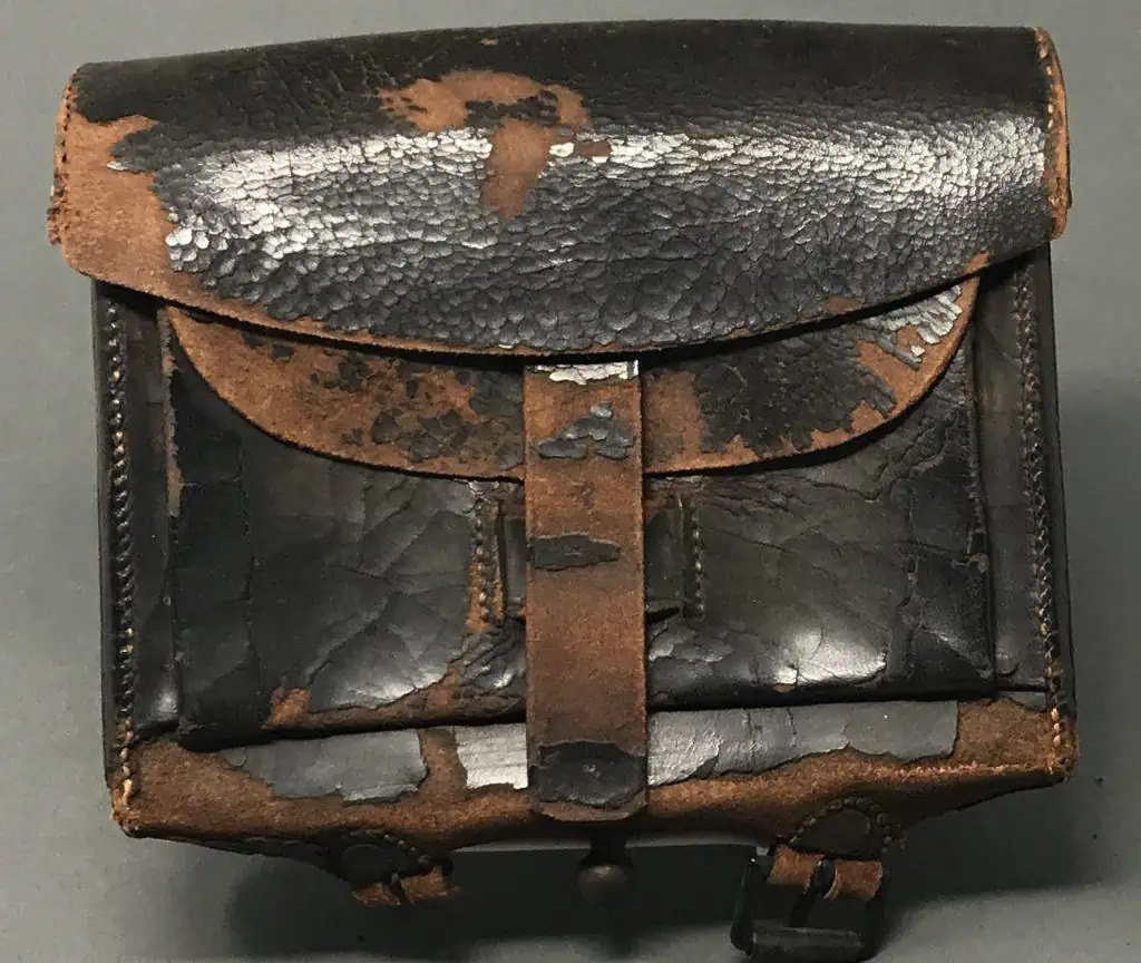Historical Civil War ammo crate from Confederate forces