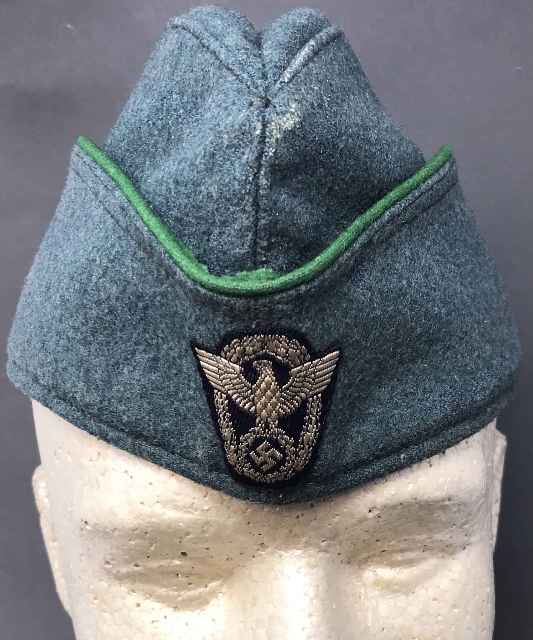 WWII Authentic Schutzpolizei Cap Found in Gettysburg