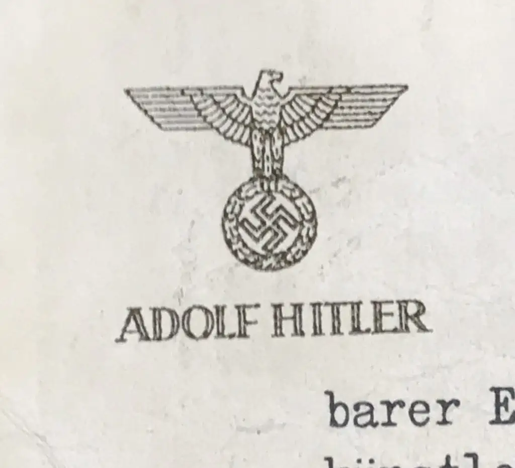 WWII German Hitler Christmas Card