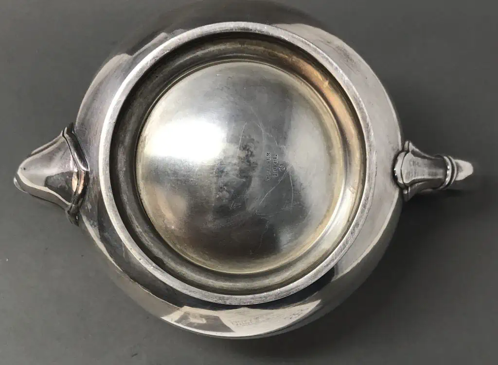 Adolf Hitler's Personal Formal Pattern Silver Tea Pot By Wellner Recovered  By A U.S. Veteran Certified By The Gettysburg Museum Of History