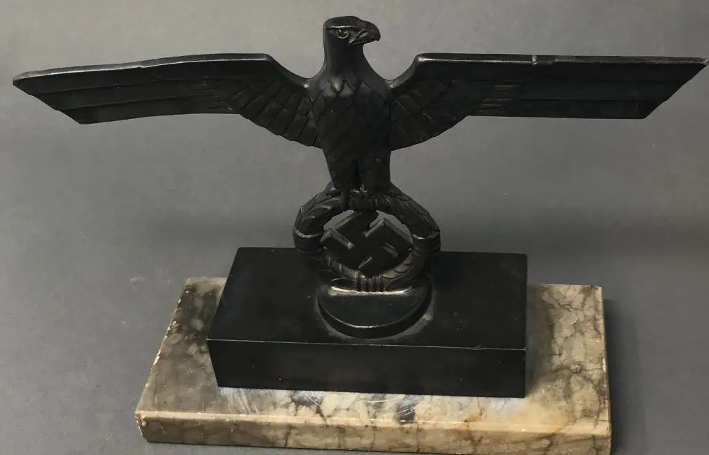 Fascist eagle desk ornament : Major S Levine, Royal Australian