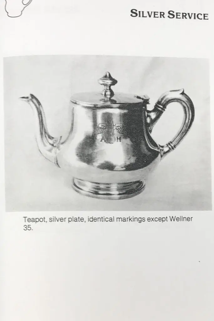 Adolf Hitler's Personal Formal Pattern Silver Tea Pot By Wellner Recovered  By A U.S. Veteran Certified By The Gettysburg Museum Of History