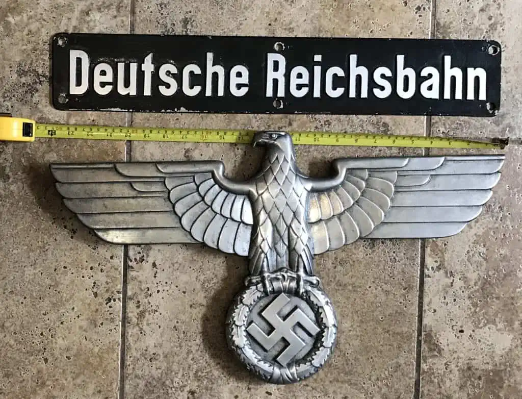 WWII German Nazi Railway Eagle for Sale - 27, Removed from Train Car