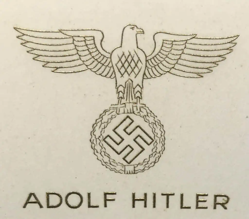 1940 German Christmas Card with WWII Historical Significance